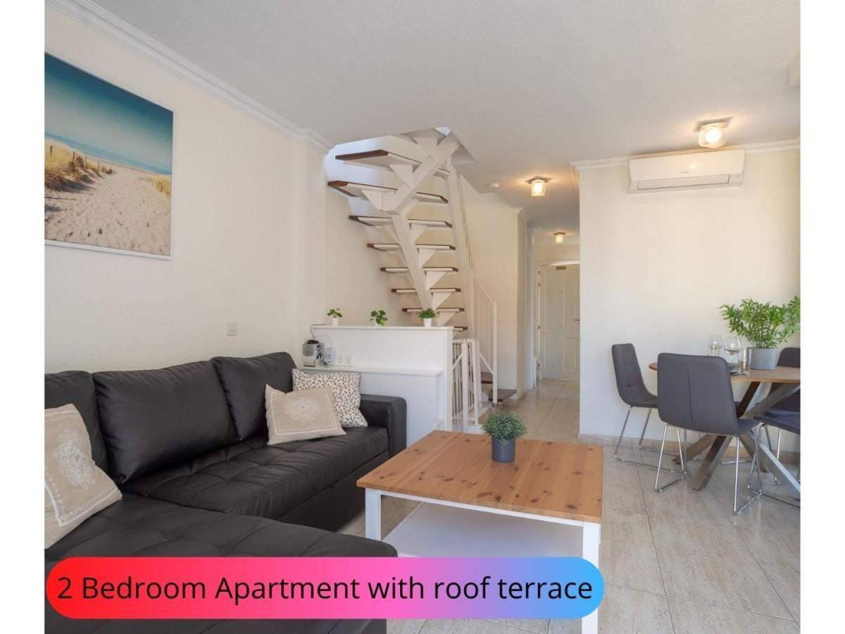 Desirable Rooftop Terrace , 2 Bedroom Apartment With Wifi In Costa Adeje Callao Salvaje Bagian luar foto