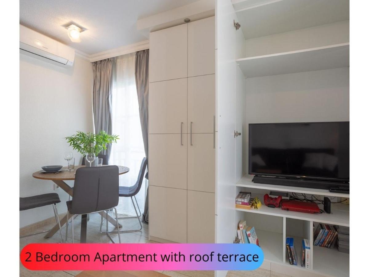 Desirable Rooftop Terrace , 2 Bedroom Apartment With Wifi In Costa Adeje Callao Salvaje Bagian luar foto