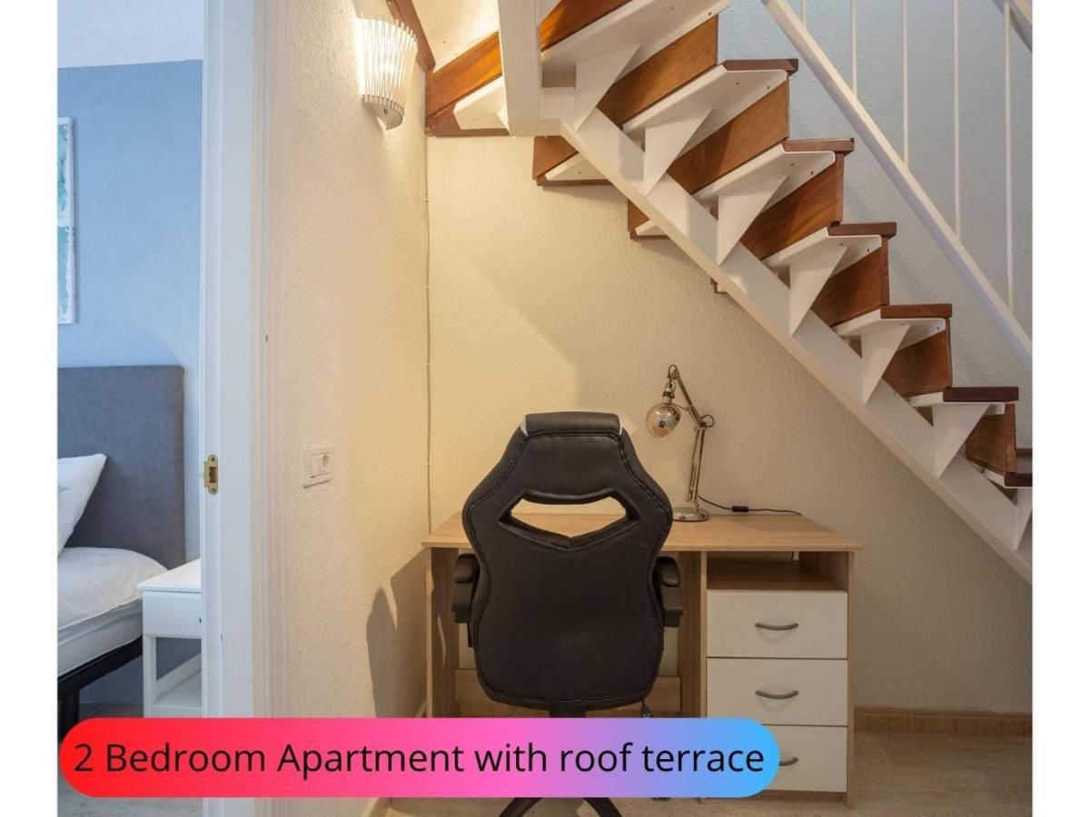 Desirable Rooftop Terrace , 2 Bedroom Apartment With Wifi In Costa Adeje Callao Salvaje Bagian luar foto