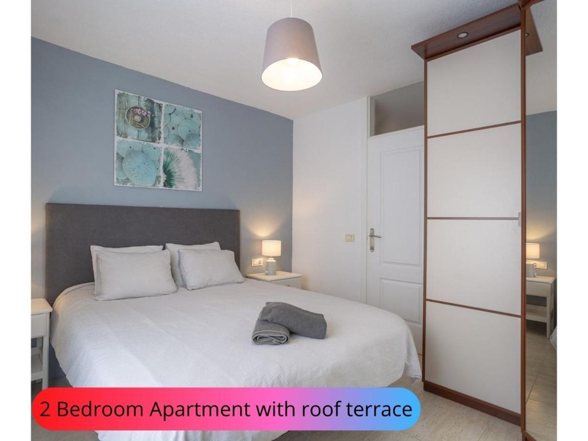 Desirable Rooftop Terrace , 2 Bedroom Apartment With Wifi In Costa Adeje Callao Salvaje Bagian luar foto