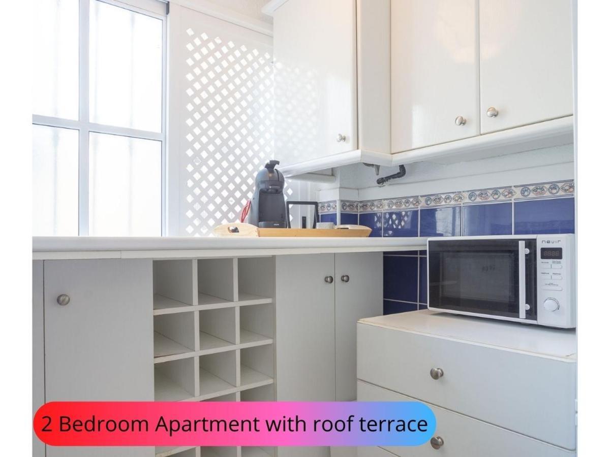 Desirable Rooftop Terrace , 2 Bedroom Apartment With Wifi In Costa Adeje Callao Salvaje Bagian luar foto